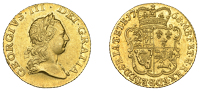 George III (1760-1820), Pre-1816 issues, Half-Guinea, 1768, second (young) bust right, no stop after gratia, rev....