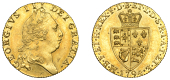 George III (1760-1820), Pre-1816 issues, Guinea, 1794, fifth bust right, rev. crowned, spade-shaped shield of arms...