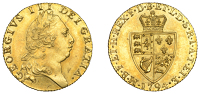 George III (1760-1820), Pre-1816 issues, Guinea, 1794, fifth bust right, rev. crowned, spade-shaped shield of arms...