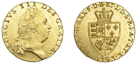 George III (1760-1820), Pre-1816 issues, Guinea, 1793, fifth bust right, rev. crowned, spade-shaped shield of arms...