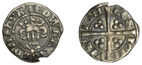 Edward I (1272-1307), Penny, class 9b1, Kingston-upon-Hull, with star on breast, 1.37g/12h (SCBI North 402ff; N...