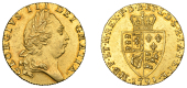 George III (1760-1820), Pre-1816 issues, Guinea, 1791, fifth bust right, rev. crowned, spade-shaped shield of arms...