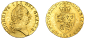 George III (1760-1820), Pre-1816 issues, Guinea, 1789, fifth bust right, rev. crowned, spade-shaped shield of arms,...