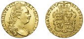 George III (1760-1820), Pre-1816 issues, Guinea, 1785, fourth bust right, rev. crowned shield of arms (EGC 708; MCE...