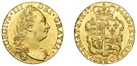 George III (1760-1820), Pre-1816 issues, Guinea, 1784, fourth bust right, rev. crowned shield of arms (type 2) (EGC...