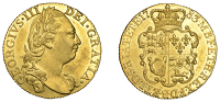 George III (1760-1820), Pre-1816 issues, Guinea, 1783, fourth bust right, rev. crowned shield of arms (EGC 704; MCE...