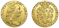 George III (1760-1820), Pre-1816 issues, Guinea, 1782, fourth bust right, rev. crowned shield of arms (EGC 702; MCE...