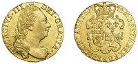 George III (1760-1820), Pre-1816 issues, Guinea, 1778, fourth bust right, rev. crowned shield of arms (EGC 696; MEC...