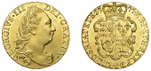 George III (1760-1820), Pre-1816 issues, Guinea, 1777, fourth bust right, rev. crowned shield of arms (EGC 695; MCE...