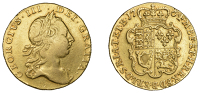 George III (1760-1820), Pre-1816 issues, Guinea, 1764, second (young) bust right, rev. crowned shield of arms (EGC...