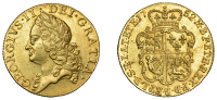 George II (1727-1760), Guinea, 1752, old head left, rev. crowned shield of arms (Schneider –; EGC 615; MCE 327; S...