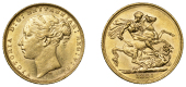Australia, Victoria, Sovereign, 1881m, St. George rev., Melbourne (Hill 103; S 3857B). Lustrous, extremely fine	...