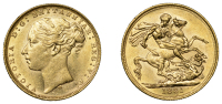 Australia, Victoria, Sovereign, 1881m, St. George rev., Melbourne (Hill 103; S 3857B). Lustrous, extremely fine	...
