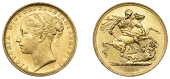 Victoria (1837-1901), Sovereign, 1880, St. George rev. (Hill 91; S 3856B). Lustrous, extremely fine	 £600-£700