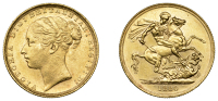 Victoria (1837-1901), Sovereign, 1880, St. George rev. (Hill 91; S 3856B). Lustrous, extremely fine	 £600-£700