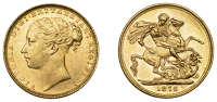 Victoria (1837-1901), Sovereign, 1878, St. George rev. (Hill 89; S 3856A). Lustrous, extremely fine, reverse better	...