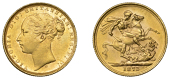Australia, Victoria, Sovereign, 1873m, St. George rev., Melbourne (Hill 95; S 3857). Extremely fine	 £600-£700