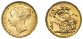 Victoria (1837-1901), Sovereign, 1872, St. George rev. (Hill 85; S 3856A). Lustrous, good extremely fine	 £600-£700