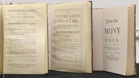 Leigh, E., A Diatribe of Mony or Coyn, London, 1671, the Tercentenary edition for Seaby, 1971, 45pp (cf. Manville...
