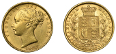 Australia, Victoria, Sovereign, 1883s, shield rev., Sydney (Hill 79; S 3855B). About extremely fine [Graded by NGC...