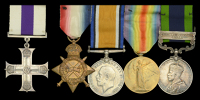 A Great War M.C. group of five awarded to Captain John MacGregor, Highland Light Infantry, late 16th London...