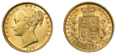 Australia, Victoria, Sovereign, 1881s, shield rev., high hairline, Sydney (Hill 77A; S 3855B). About extremely fine...