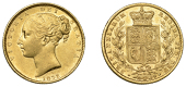 Australia, Victoria, Sovereign, 1872m, shield rev., Melbourne (Hill 59; S 3854). Good very fine	 £600-£700