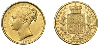 Australia, Victoria, Sovereign, 1872m, shield rev., Melbourne (Hill 59; S 3854). Good very fine	 £600-£700