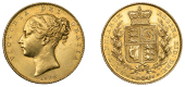 Victoria (1837-1901), Sovereign, 1838 (Hill 22; S 3852). Lightly cleaned, otherwise good very fine, scarce [Graded...