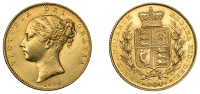 Victoria (1837-1901), Sovereign, 1838 (Hill 22; S 3852). Lightly cleaned, otherwise good very fine, scarce [Graded...