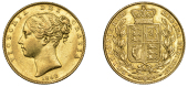 Victoria (1837-1901), Sovereign, 1842, open 2 in date (Hill 25A; S 3852). Cleaned, otherwise good very fine, rare...