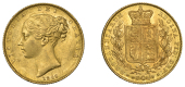 Victoria (1837-1901), Sovereign, 1846 (Hill 29; S 3852). Good extremely fine, satiny fields, scarce [Graded by NGC...