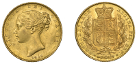 Victoria (1837-1901), Sovereign, 1846 (Hill 29; S 3852). Good extremely fine, satiny fields, scarce [Graded by NGC...