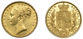 Victoria (1837-1901), Sovereign, 1853, w.w. raised on truncation (Hill 36; S 3852C). Lustrous, extremely fine...