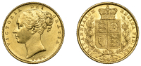 Victoria (1837-1901), Sovereign, 1856, wide date (Hill 39; S 3852D). Lustrous, better than extremely fine [Graded by...
