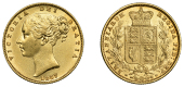 Victoria (1837-1901), Sovereign, 1857 (Hill 40; S 3852D). Lustre in peripheries, almost extremely fine [Graded by...