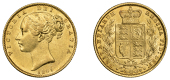 Victoria (1837-1901), Sovereign, 1861 (Hill 44; S 3852D). About extremely fine [Graded by NGC as AU 58]	 £600-£700