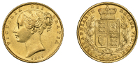 Victoria (1837-1901), Sovereign, 1861 (Hill 44; S 3852D). About extremely fine [Graded by NGC as AU 58]	 £600-£700