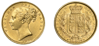 Victoria (1837-1901), Sovereign, 1864, die no. 30 (Hill 49; S 3853). Good extremely fine [Graded by NGC as MS 61]	...