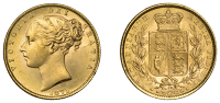 Victoria (1837-1901), Sovereign, 1871, die no. 30 (Hill 55; S 3853B). Highly lustrous, good extremely fine [Graded...