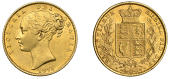 Australia, Victoria, Sovereign, 1871s, shield rev., Sydney (Hill 69; S 3855A). Good very fine	 £600-£700