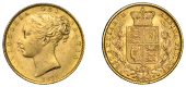 Australia, Victoria, Sovereign, 1871s, shield rev., Sydney (Hill 69; S 3855A). Almost extremely fine	 £600-£700