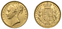 Victoria (1837-1901), Sovereign, 1869, die no. 6 (Hill 53; S 3853). Good extremely fine, residual lustre [Graded by...