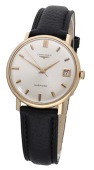 Longines. A gold automatic wristwatch with date, Ref. 7775-1, circa 1966.
Movement: cal. 291, automatic, 24 jewels,...