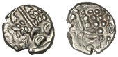 British Iron Age, DUROTRIGES, Uninscribed issues, ‘white gold’ Stater, Cranborne Chase type, disjointed head of...