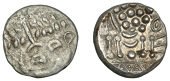 British Iron Age, DUROTRIGES, Uninscribed issues, silver Stater, Cranborne Chase type, disjointed head of Apollo...