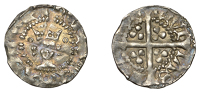 Henry V (1413-1422), Halfpenny, series C, London, broken annulets by crown, 0.49g/6h (N 1409; S 1794). Very fine,...