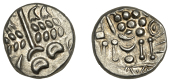 British Iron Age, DUROTRIGES, Uninscribed issues, silver Stater, Spread Tail type, disjointed head of Apollo...