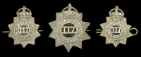 Royal 117th Mahrattas Edwardian Officer’s Cap and Collar Badges Set.
A good unmarked silver or white metal group...