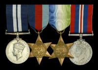 A good Second War Light Coastal Forces D.S.M. group of four awarded to Able Seaman John Gillespie, Royal Navy, H.M....